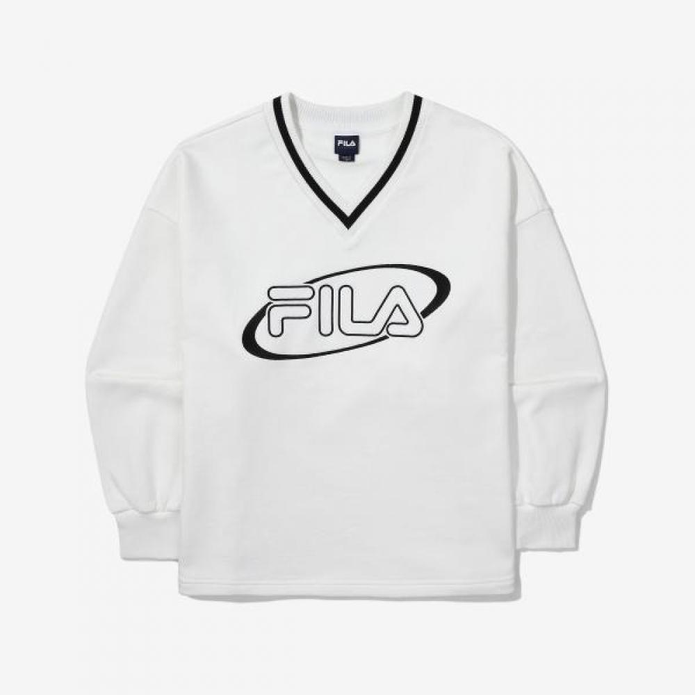 Fila Свободная толстовка с V-образным вырезом