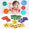 Classic Childrens Rubiks Cube Interactive Puzzle Toy With Expressive Face Blocks For Parentchild Play