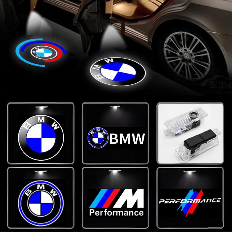 BBKR7 2Pcs Car LED Welcome Lamp BMW Logo For BMW E85 E86 M5 F01 F02 F03 F04 E60 E70 M3 F15 E71 E89 E88 F20 F30 Door Ghost Shadow Light