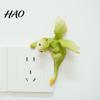 Whimsical Wall Accents 3D Cute Baby Dinosaur Switch Sticker, Fantasy Decor, Decorative Nursery Decor Accessories Socket Panel Decal, Indoor