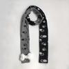 Y2K Star Scarf Vintage Plush Cashmere Longer Scarf Wome Neck Warmer Bone Ornaments Cute Puppy Paw Accessories JK Accessrioes
