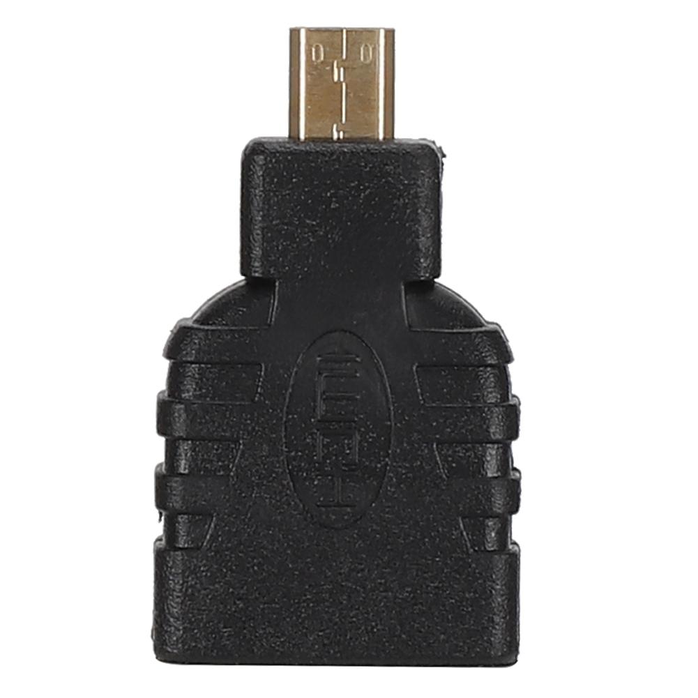 10 шт. Черный ABS Микро HDMI на HDMI Адаптер-разъем Поддержка 1080P для Raspberry Pi 4B