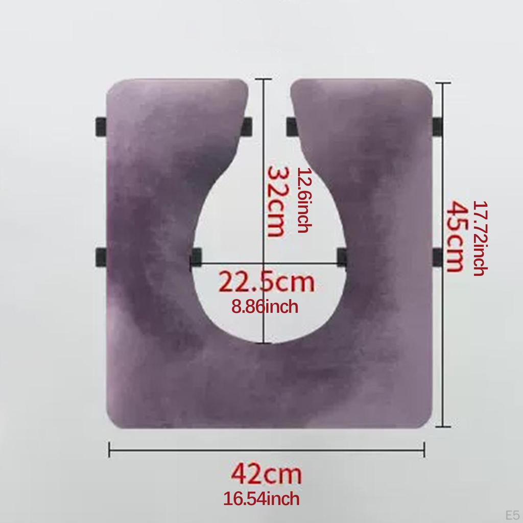 Прикроватное кресло-туалет с подушкой, утолщенное, портативное, со съемным чехлом, накладка для унитаза