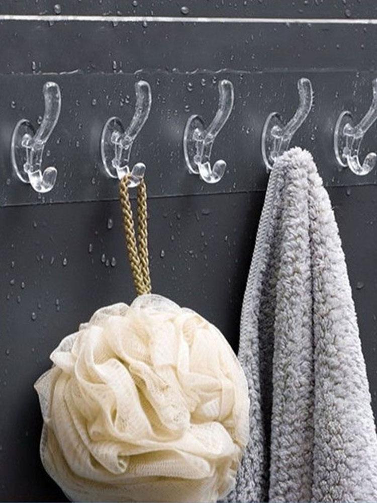 Настенные крючки Houseeker для кухни, ванной, шляпы, вешалки для одежды, держателя для полотенец, бесшовные дверные стеллажи для хранения