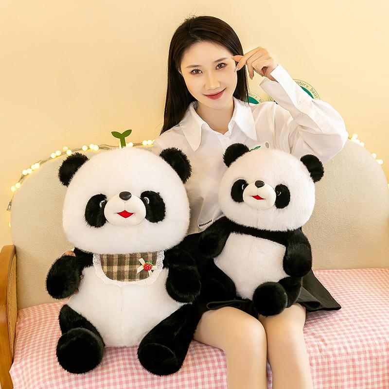 Sugar Treasure Panda Doll Plush Toy Douding Panda Doll Holiday Gift Printing Logo