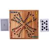 Engelhart - 350262 - Wooden Tock Game - Non-folding Travel Box - 4 Players with Cards and Pawns Included