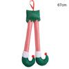 Elf Leg for Car Trunk - Christmas Car Decoration, Rear Side Window Decor, Santa Claus Feet, Red Elf Boots Sticking Out of Trunk