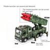 1:Модель Автомобиля-Ракетной Установки Масштаба 1:32 Игрушка Движущиеся Части Двери Открываются Сплав Военные Машины Модели Игрушки Настольное Украшение