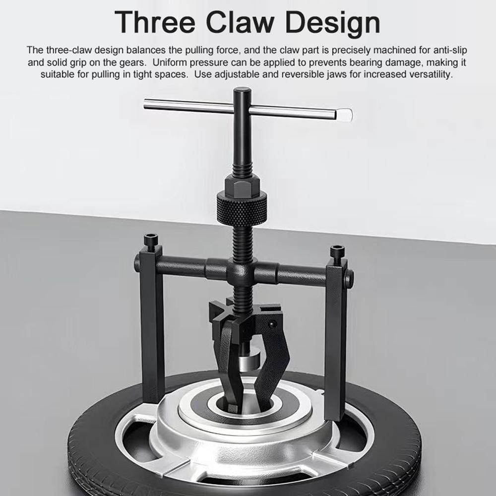 Съемник подшипников для салона и кузова автомобиля Сверхпрочный съемник шестерен 3-лапый съемник Набор инструментов для ремонта автомобиля Экономия труда