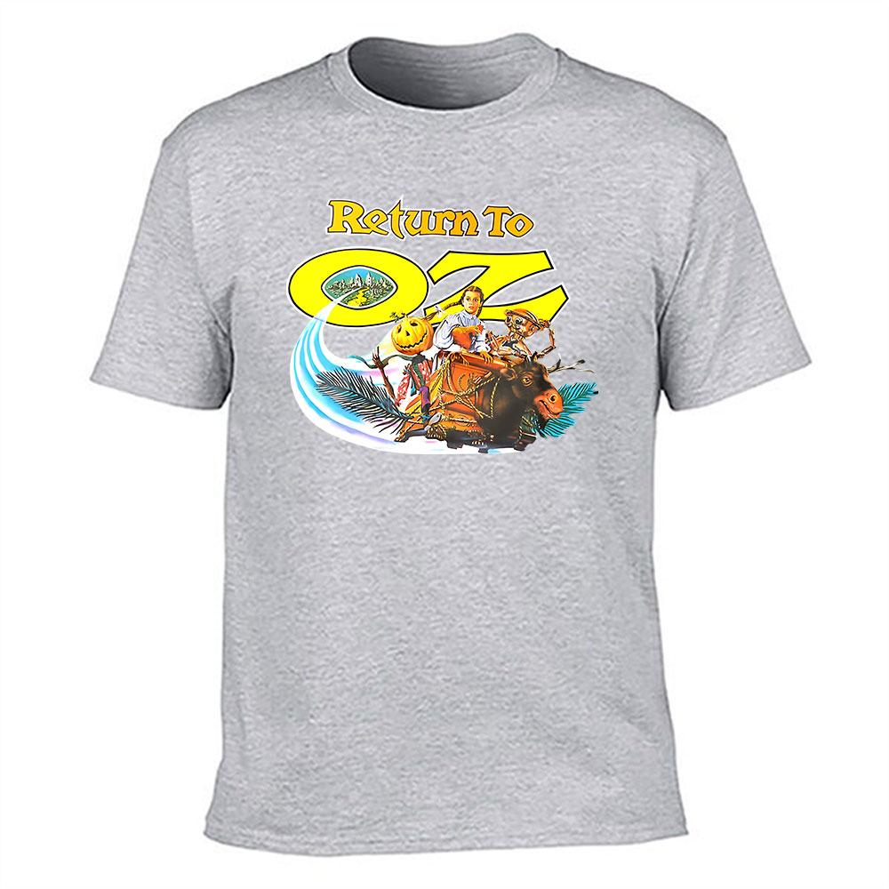 Unisexs Cotton TShirt Return To Oz Movie Graphic Print Short Sleeve Tee for Daily Wear