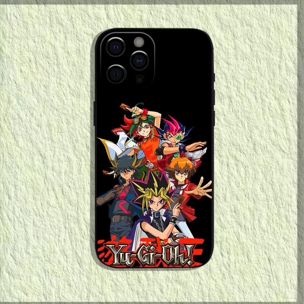 Anime Y-Yu-Gi-Oh Phone Case For iPhone 16,15,14,13,12,11,Pro,X,XS,Max,XR,Plus,Mini Soft Black Cover
