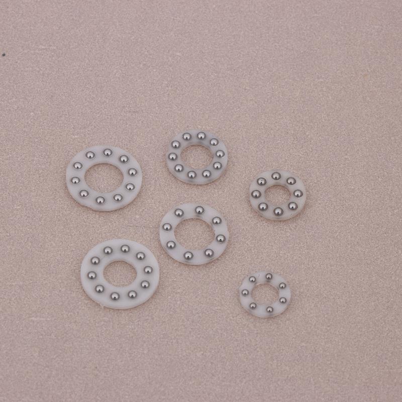 10Pcs Mini Bearing Steel Ball Thrust Plastic Rubber Support Bearing For Folding Knife Tool Accessories