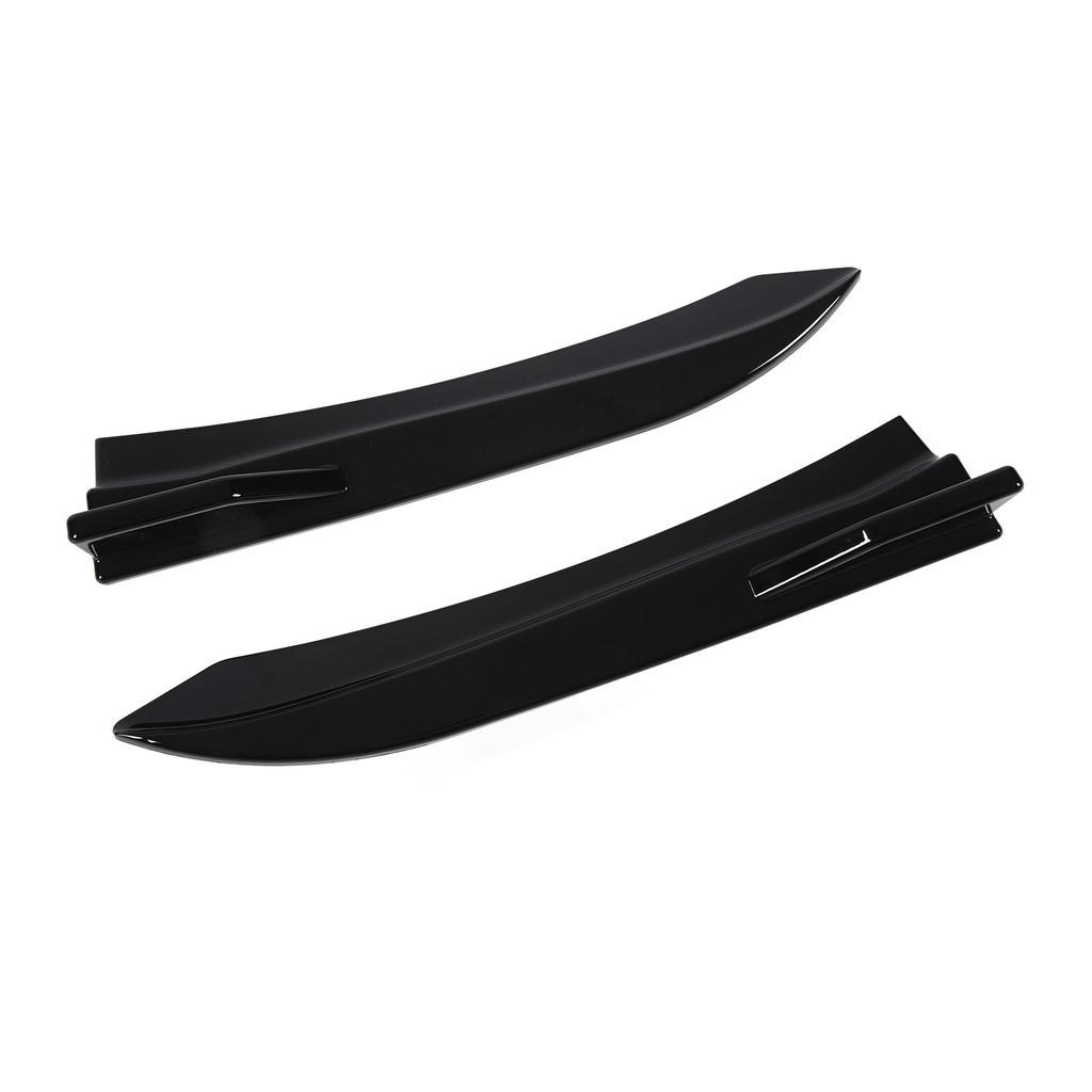 2Pcs Car Rear Bumper Splitter Glossy Black Side Spoiler for 3 Series F30 F31 M Sport 2011 to 2019