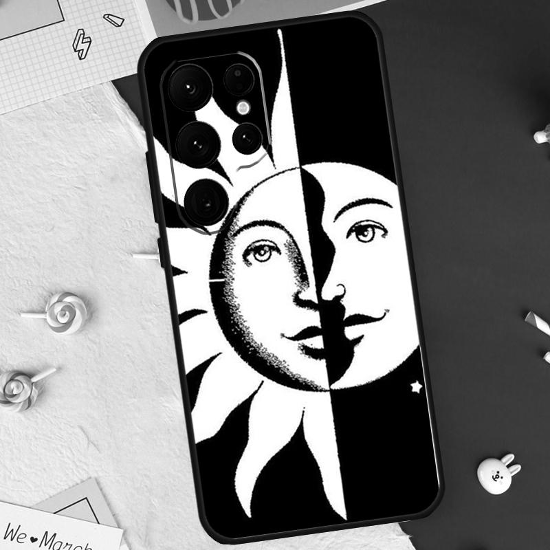 Кейс Mystic Zodiac 'Солнце и Луна' Для Samsung Galaxy S21 S22 S23 S24 S25 S26 Ultra S10 S25 Plus S25 FE S20 FE Чехол