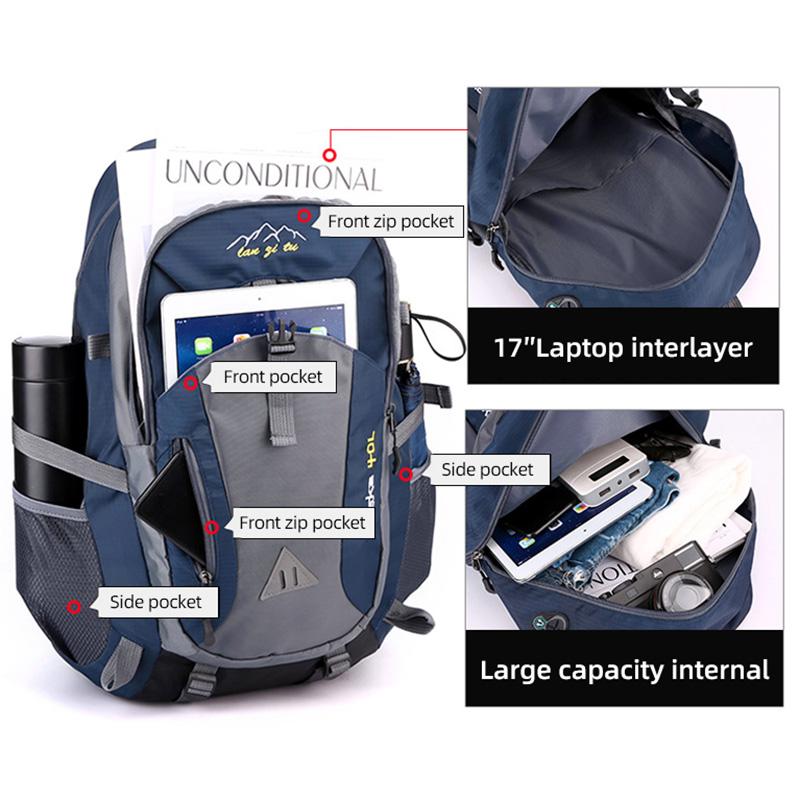 Рюкзак для походов на открытом воздухе, унисекс, большой вместимости, модный повседневный дорожный рюкзак, легкая спортивная сумка для путешествий