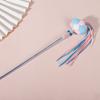 Cat teasing stick plush combination cat toy acrylic fairy cat teasing pole durable and bite resistant long pole cat toy