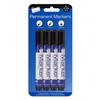 Just Stationery Chisel Tip Black Permanent Marker (Pack Of 4)