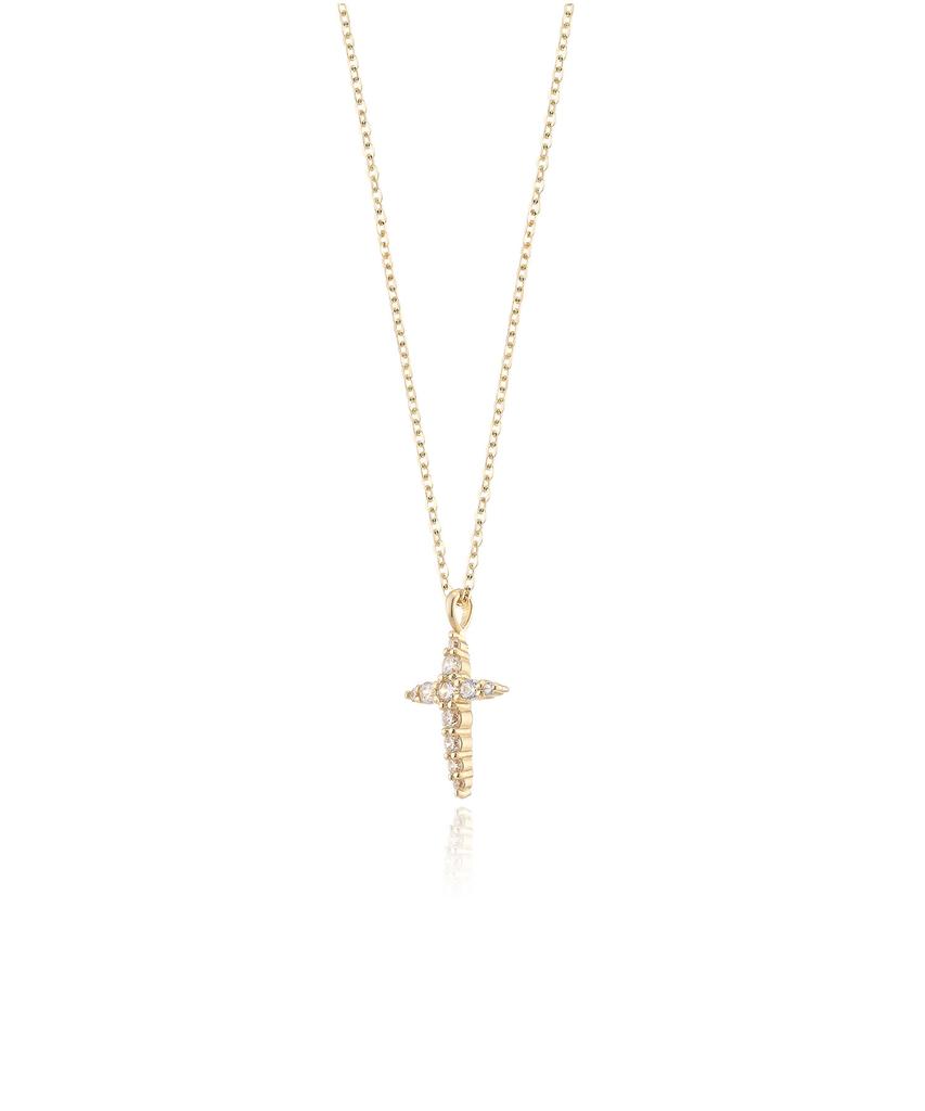 Lloyd Classic Petite Cross 14K Gold Necklace Lnn25051G