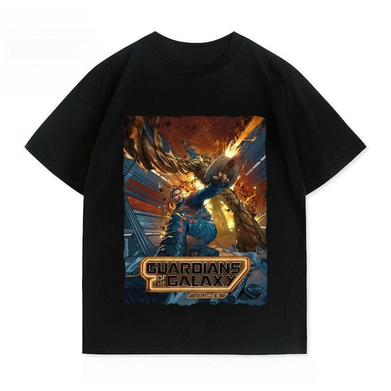 Genuine X-Men Wolverine Printed Short Sleeve Unisex Fashion Comfortable Crew Neck T-Shirt Loose Large Size
