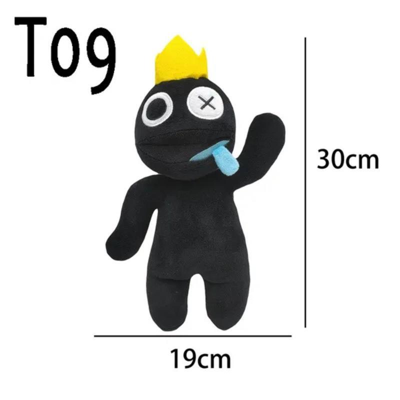 Rainbow Friends roblox, плюшевая игрушка, мультяшный игровой персонаж, кукла, кавайный синий монстр, мягкие игрушки для детей, рождественские подарки