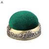 Pin Cushion Exquisite Soft Round Shape Retro Needle Cushion Holder Sewing Accessories Home Use