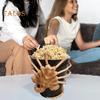 3D Facehugger Popcorn Bucket Large Capacity Portable Heavy Duty Metal Popcorn Snack Bowl Container Sci-Fi Horror Movie Fans Gift