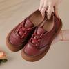Мода Новые осенние завязанные балетки женские мокасины из натуральной кожи обувь для женщин роскошные удобные балетки оксфорды женские повседневные лоферы