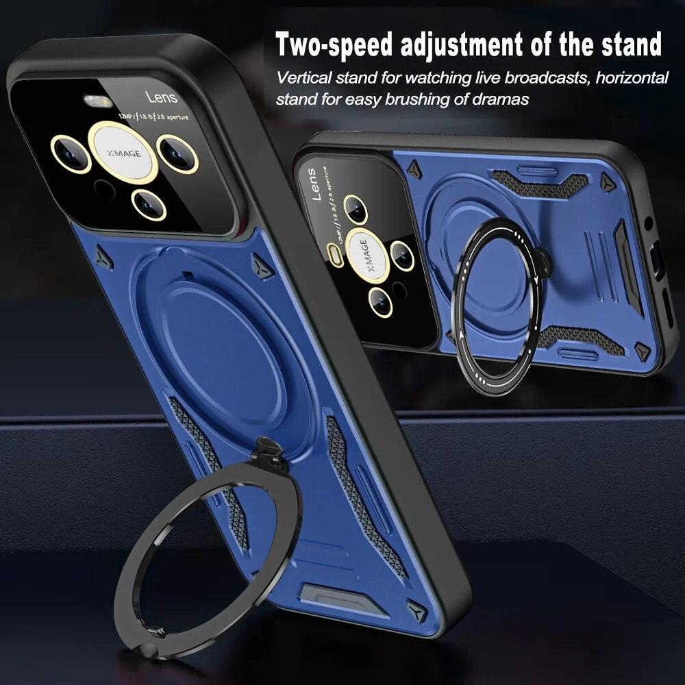 KEYSION Противоударный чехол для Huawei Mate 60 Pro + P60 Pro Nova 10 SE, защитный чехол для камеры с кольцом и подставкой, чехол для телефона Honor 90 X8A X7A