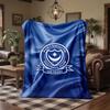 Portsmouth FC Theme Fleece Blanket Cozy Soft Plush Blanket For Bedroom Couch Travel