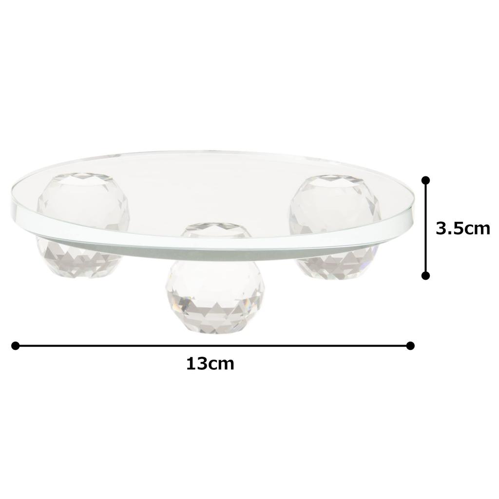 Sunmany Crystal Pedestal for Main Made In Buddha Statue Figure Compact But Memorial On Tabletop or Pet Small Buddhist Acrylic Acstar Daily For