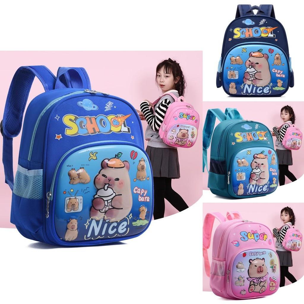 Adorable Cartoon Kids Backpack For Ages 3 To 6 With Comfortable Nylon Design