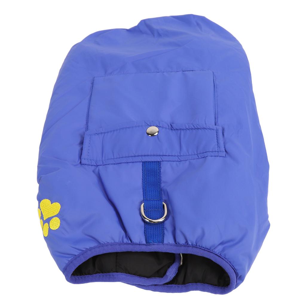 Dog Warm Vest Soft Adjustable Double Sided Wearable Waterproof Pet Cold Weather Coat for Medium Large Dogs