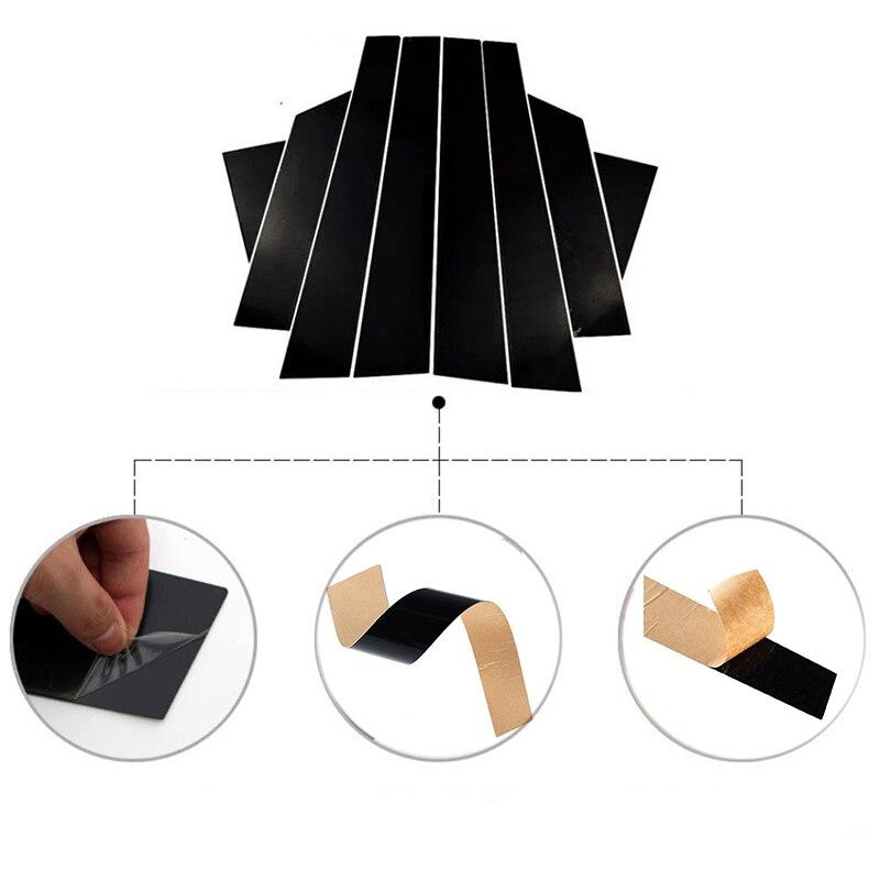 Для MG ZS 2018, 2019, 2020, 2021, 2022, 2023, полированные стойки, накладка на окно автомобиля, наклейки на колонку BC, автомобильные аксессуары