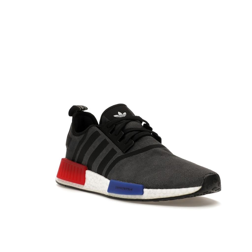 Adidas NMD_R1 Black OG 2023 Unisex Sneakers Core-Black Semi-Lucid-Blue Glory-Red HQ4452