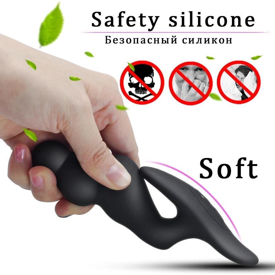 Вибратор-анальная пробка с вращением на 360 градусов, массажер простаты, вибрирующая анальная пробка, мастурбатор, товары для взрослых, секс-игрушки для мужчин/женщин, тренажер