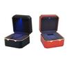 Flannel Luxury Watch Case with LED Light  Single Slot Antidust Display Storage Holder Gift Jewelry Box Watch Accessories
