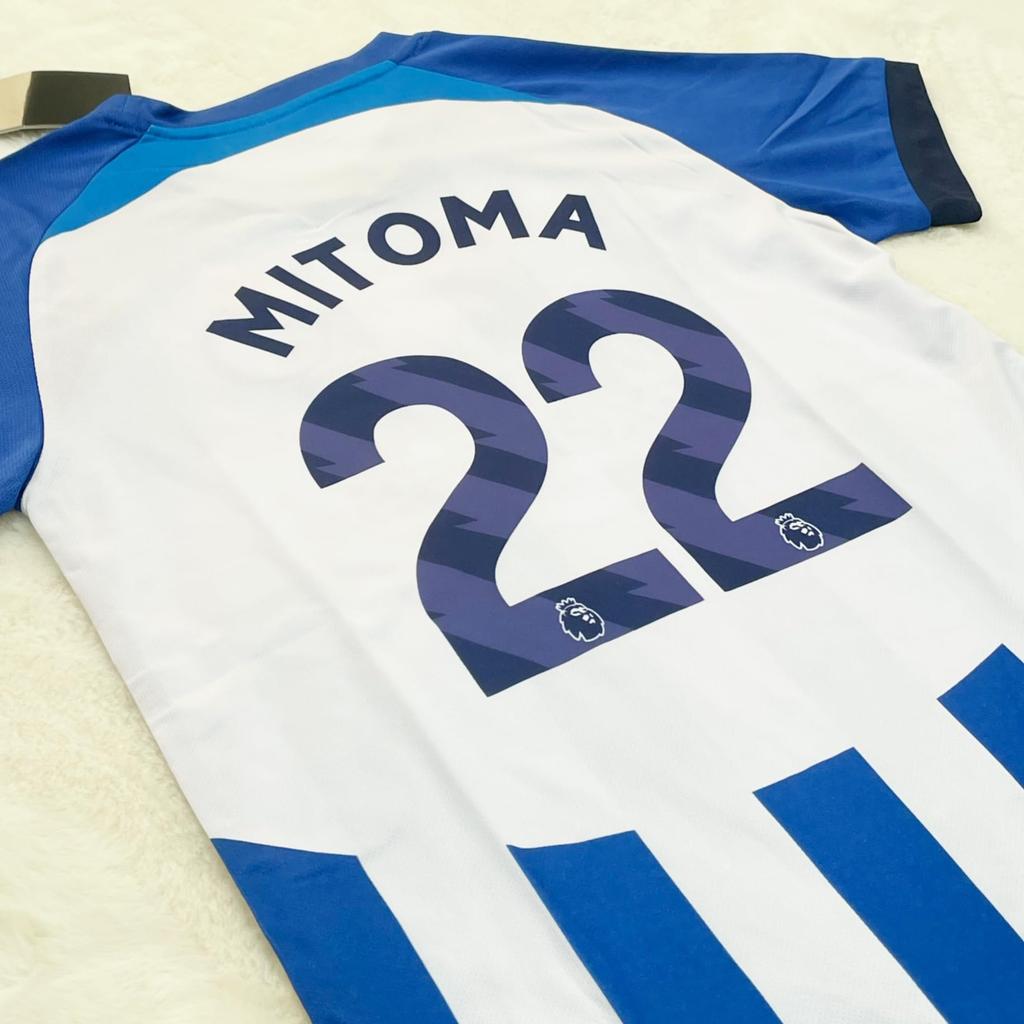 [MioKio] Реплика униформы Каору Митома Брайтон Хоум Митома Униформа Номер 22 Верх и низ Комплект из 3 предметов с носками (130) [Элемент]