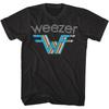 Weezer 3D Rainbow Logo Men's T Shirt Make Believe Alternative Rock Band Power