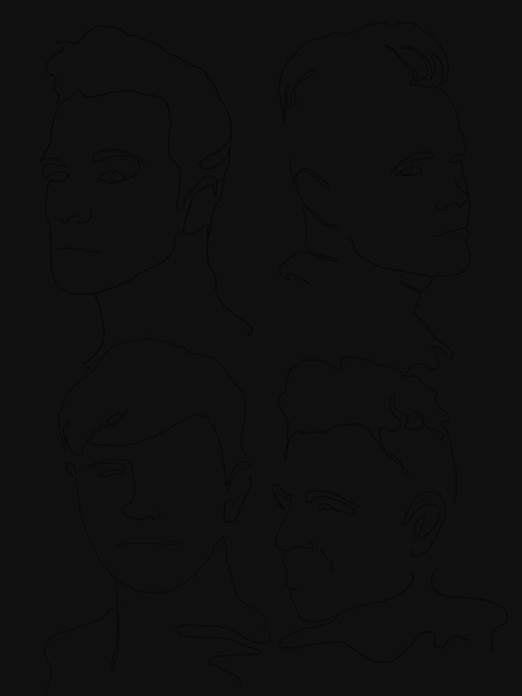Westlife Westlife line-art Classic T-Shirt