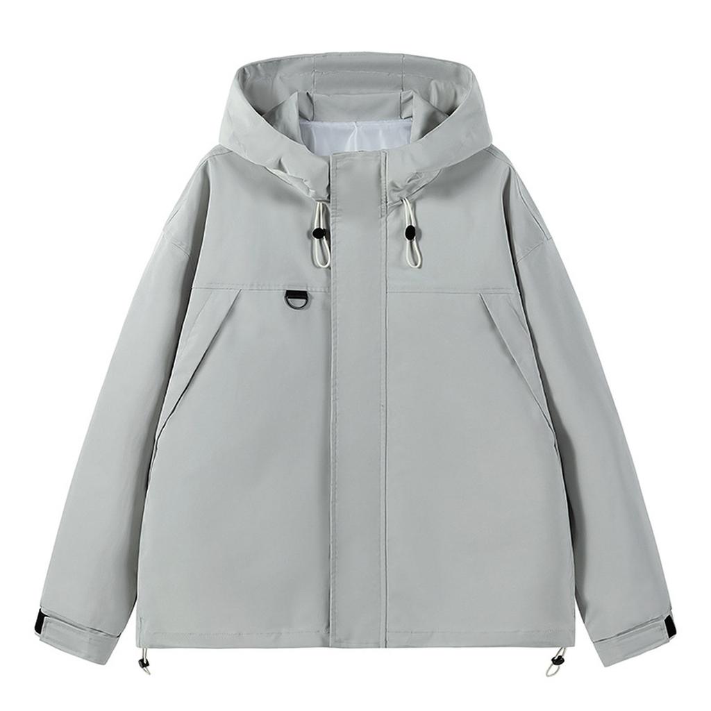 Мужские ветрозащитные и непромокаемые уличные комбинезоны, свободные повседневные куртки с капюшоном, модные