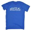 Мужская забавная футболка с принтом Evolution Bowling