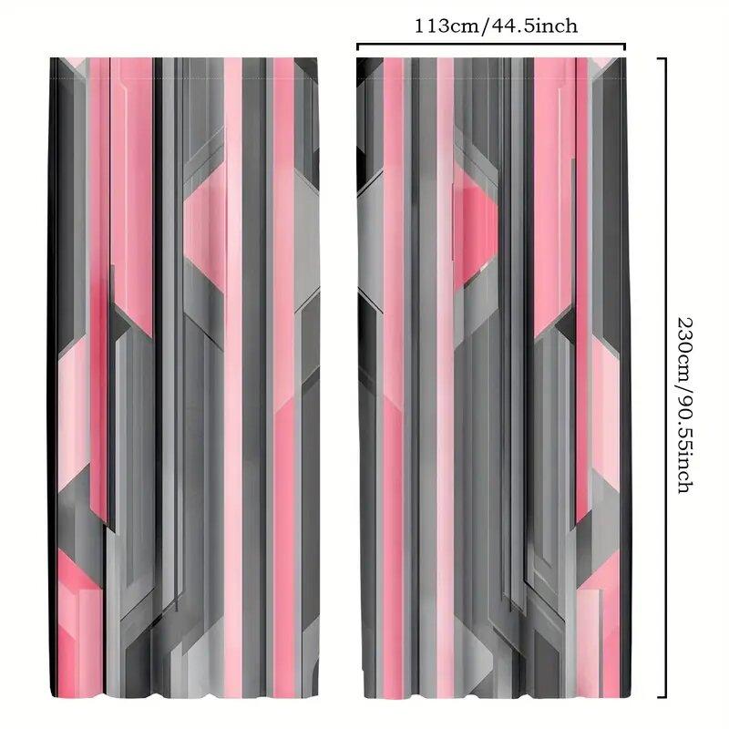 Современная абстрактная геометрия - шторы на шесте декор спальни и кухни домашний декор декор гостиной
