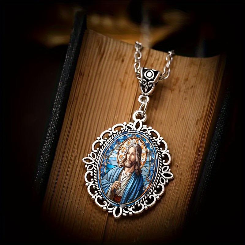 Кулон Изящный Узор Овальной Формы, Модное Ювелирное Изделие Ожерелье