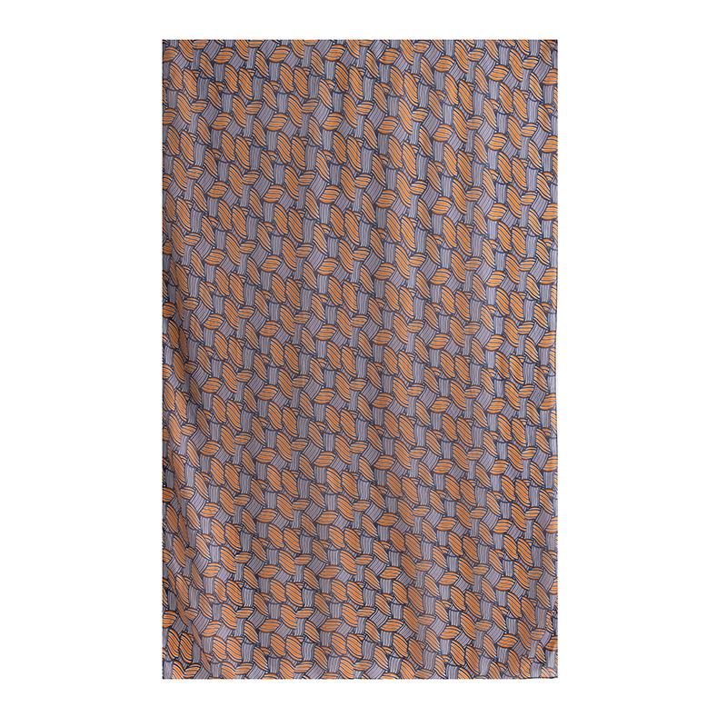 Spring  100% Mulberry Silk Scarf Women's Thin Shawl Silk Oil Painting Retro Plain Crepe Satin Premium Long Scarf