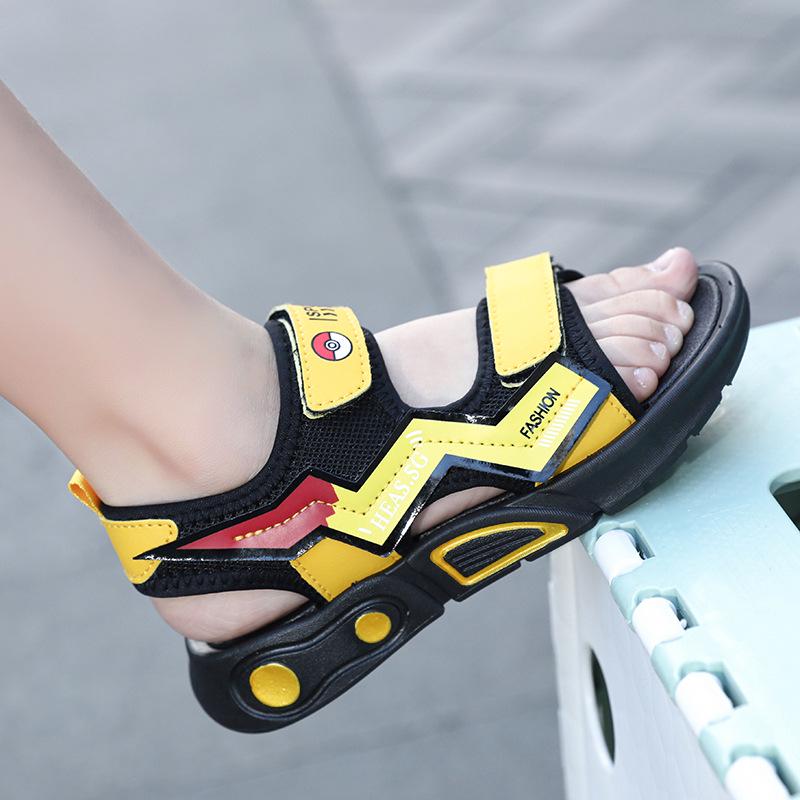 Summer 2025 Boys' Non-slip Sports Sandals: Soft Sole, Lightweight Beach Flip-flops for Kids