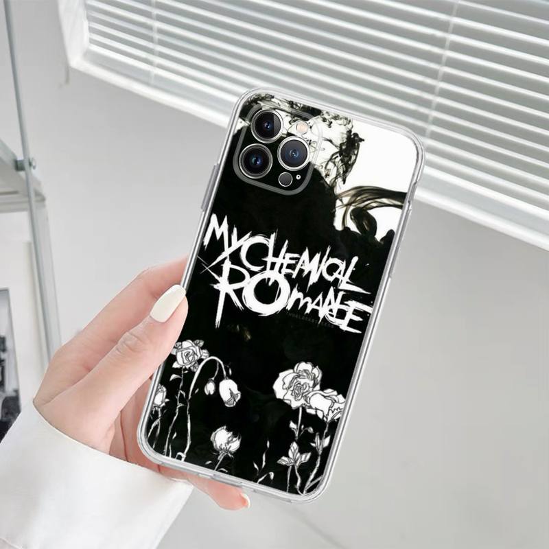 Мягкий силиконовый чехол для телефона My Chemical Romance для iphone 14 13 12 11 Pro Mini XS MAX 8 7 6 Plus X XS XR