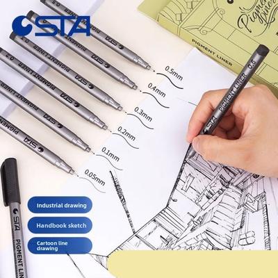 Водонепроницаемый набор ручек-линеров для рисования - 8050 Техническая ручка для аниме, манги, скетчинга и туши, архивные чернила