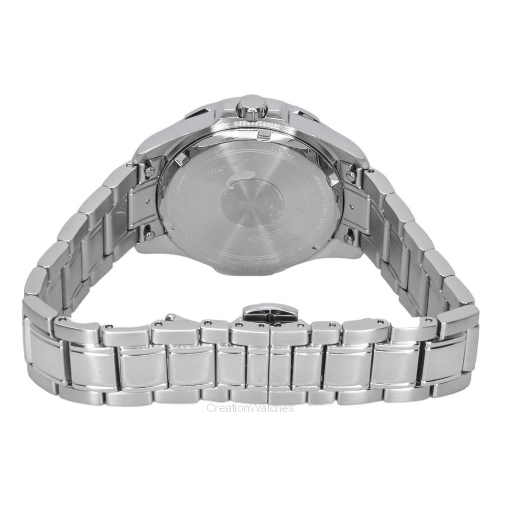 BULOVA Часы женские Marine Star Diamond Accents из нержавеющей стали с голубым перламутровым циферблатом, кварцевые 96P248 100