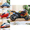 Childrens Aircraft Tanks Excavators Fire Trucks Bicycles Plush Pillows For Kids Bedroom
