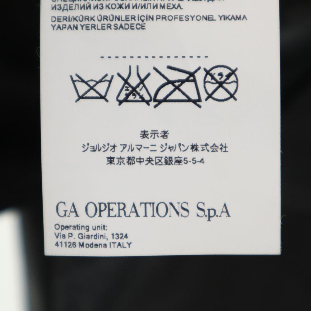 Armani Jeans Куртка дабл райдер из овчины 38 черная Женская Б/У